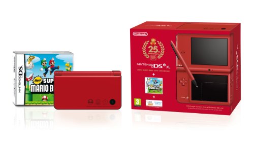 Nintendo DSi XL Handheld Console (Red)  New Super 