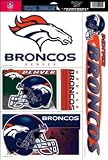 Set of (5) Team Window Clings: Denver Broncos