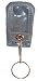 Supple Leather Remote Cover / Case w Key-Ring for Viper Remote Control Models 7152V 7153V 7251V & 7652V (GRAY)