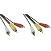 InLine Cinch Kabel, Audio/Video 3x Cinch St/St 1,5m