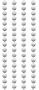 Crystal Stickers Elements 5mm Round: Clear