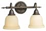 World Imports Lighting 8382-96 Montpellier 2-Light Bath Light, Tumbled Bronze