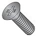 M4-0.7 x 16 mm Machine Screws/Phillips/Flat Head/18-8 Stainless Steel/Black Oxide/DIN965 (Carton: 4,000 pcs)