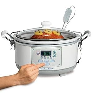 Hamilton Beach 33956 Set 'n Forget 5-Quart Slow Cooker, White by Hamilton Beach