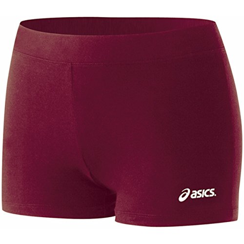 ASICS Women's Low Cut Short, Maroon, Large