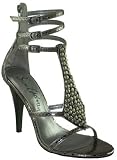 Sam Edelman Women's Nilla High Heel Gladiatior Sandal,Pewter,8.5 M US