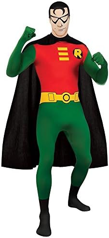 Rubies 2nd Skin Robin Costume - Large, Green/Red/Black