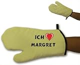 Produkt-Bild: 100% Baumwoller BBQ Grill-Handschuh mit Ich Liebe Margret