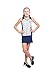 Street Tennis Club Girls Dress Set with Sleeveless Racerback Top and Tennis Skirt with Undershorts (Age 4-5), X-Small