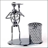 オシャレインテリア 人型演奏家付き ペンホルダー (フレンチホルン1)