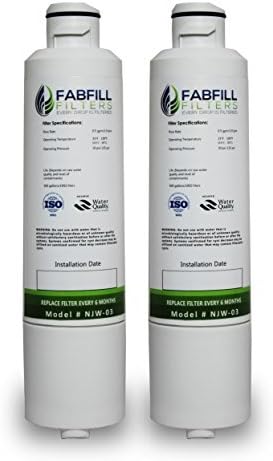 Samsung Compatible Refrigerator Water Filter for DA29-00020A, DA29-00020B, 04609101000, 09101, 46-9101, 469101, 9101, DA-97-08006A, DA-97-08006A-B, DA-97-08006B, DA29-00019A, DA2900019A, DA2900020A, DA2900020B, DA97-08006A-B, HAF-CIN, HAF-CIN-EXP, HAF-CINEXP, HAFCIN 2 Pack