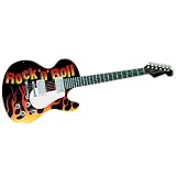Rock & Roll Guitar Metal Sign