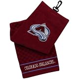 NHL Colorado Avalanche Embroidered Tri-Fold Golf Towel - Burgundy