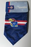 Kansas University Jayhawks Pet Dog Football Jersey Bandana S/M