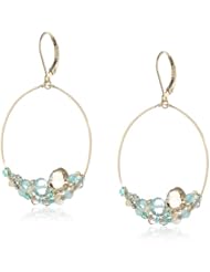 Dana Kellin Filled with A Beach Inspired Mosaic Round Earrings