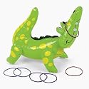 Vinyl Inflatable Alligator Ring Toss Game