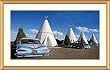 Holbrook, Arizona's Wigwam Hotel on U.S. Route 66 Photograph - Beautiful approx. 25x29-inch Framed & Matted Photographic Print by Carol M. Highsmith