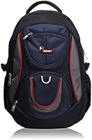 F Gear Polyester 29Litres Black Blue School Bag