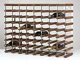 Review RTA  / Rta 0160 Wine Rack Dark Wood/Metal 72 Btle