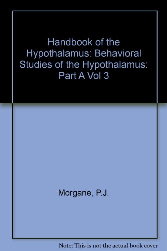 Behavioral Studies of the Hypothalamus (Handbook of the Hypothalamus, Vol. 3, Part A)