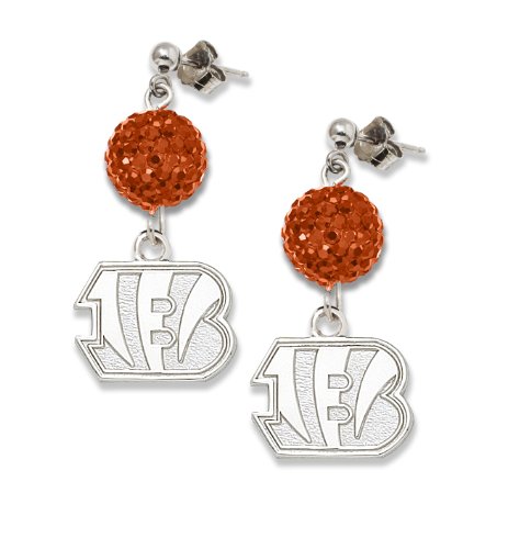 NFL Cincinnati Bengals LogoArt Ovation Earrings