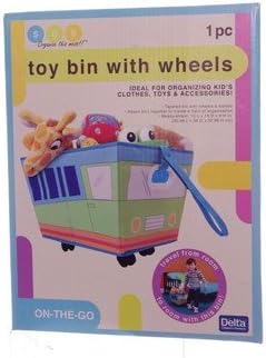 Delta SOS Toy Bin with Wheels - as shown, one size