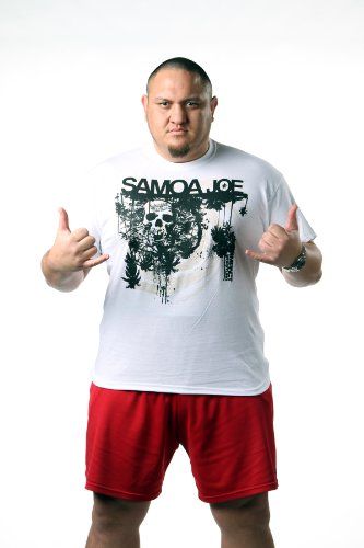 TNA Samoa Joe "White" T-Shirt-XXX-Large-White