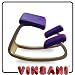 PURPLE KNEELING POSTURE ERGONOMIC CHAIR OFFICE WOO
