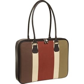 <b>Mango Tango Canvas Olive Stripe Laptop Bag for 17"</b>