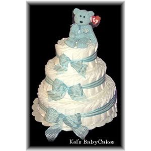 The Blooming Babies 3 Tier Diaper Only Diaper Cakes