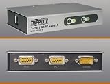Tripp Lite B022-002-KT-R Desktop Slim KVM Switch Kit w 2 PS/2 Cables - 2 Port