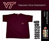 Virginia Tech University Hokies Scrub Top XL
