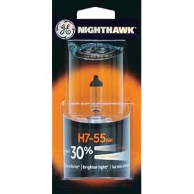 GE Nighthawk H7-55NH/BP Automotive Replacement Bulb, Pack of 1