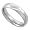 Surgical Steel 5mm Domed Wedding Band Thumb Ring Comfort-Fit High Polish, size 5
