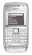 Nokia E71 Smartphone (UMTS, WLAN, A-GPS, Bluetooth, 3,2 MP, Ovi Karten, QWERTZ-Tastatur) white steel
