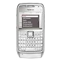 Nokia E71 Smartphone (UMTS, WLAN, A-GPS, Bluetooth, 3,2 MP, Ovi Karten, QWERTZ-Tastatur) white steel