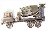 Concrete Mixer Truck Miniature Clock Collectable