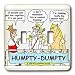 Londons Times Famous People Places Books Cartoons - Humpty Dumpty, the King, Men and Horse - Light Switch Covers - double toggle switch
