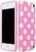BasTexWireless Bastex Pink TPU Case with White Polks Dots for Apple iPod Touch 5, 5th Generation [Compatible with iPod Touch 6]