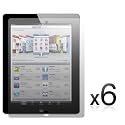 APPLE IPAD 2 TABLET (2nd Generation, 9.7 INCH) SCREEN PROTECTOR 6-IN-1 PACK PART OF THE QUBITS ACCESSORIES RANGE