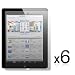 6-in-1 Screen Protector Pack for Apple iPad 2