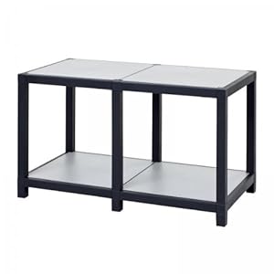 Modlife Lugano Modular Shelving Color: Black