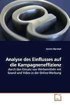Analyse des Einflusses auf die Kampagneneffizienz: durch den Einsatz von Werbemitteln mit Sound und Video in der Online-Werbung