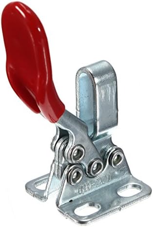 201A Antislip Handle U Shaped Bar Horizontal Metal 27Kg Toggle Clamp.