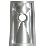 Gourmetier Towne Square Stainless Steel Undermount Single Bowl Kitchen Sink KUS20118BN