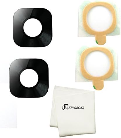 Kingboxs 2Pcs Back Rear Camera Glass Lens Cover With Adhesive for Samsung Galaxy S7 G930 G9300 G930F G930I G930FD G930A G930T G930V G930P S7 Edge G935 G9350 G935F G935I G935FD G935A G935T G935V G935P