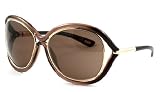 TOM FORD SAMATHA SUNGLASSES TF52 692 BROWN CAMAMEL SHADES.