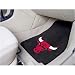 Chicago Bulls NBA 2-Piece Printed Carpet Car Mats (18x27)