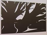 Dark Cypress II By Dick Crispo Original Wood Block Print