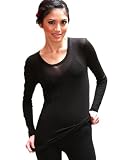 YogaColors Womens Super Sheer Modal Silk Long Sleeve Tee with Pocket